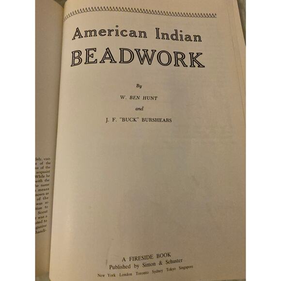 American Indian Beadwork by W. Ben Hunt Sioux, Cree, Zuni, Shoshoni, Ojibwa - Picture 3 of 3